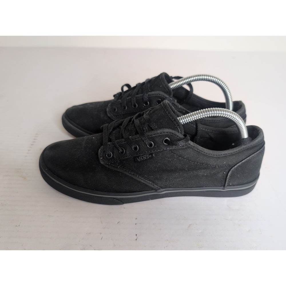 Vans Off the Wall Old Skool V Womens 9.5 Black Gum Low Lace Up Sneakers Shoes